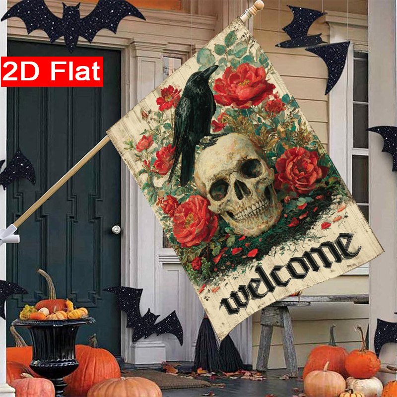 Halloween Skeleton Decoration - 2D Flat - 2D Flat Halloween