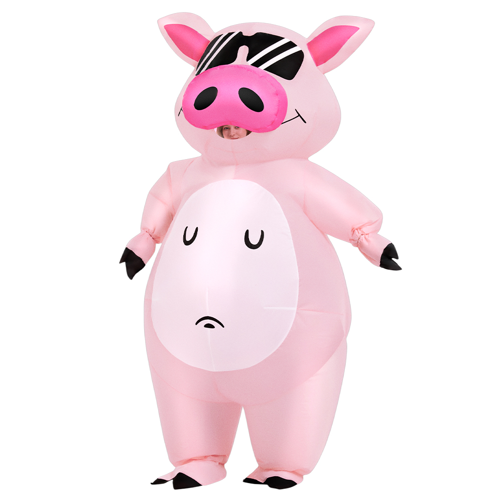 Cartoon Animal Piglet Inflatab - огляд і ціна Halloween Costume Adult
