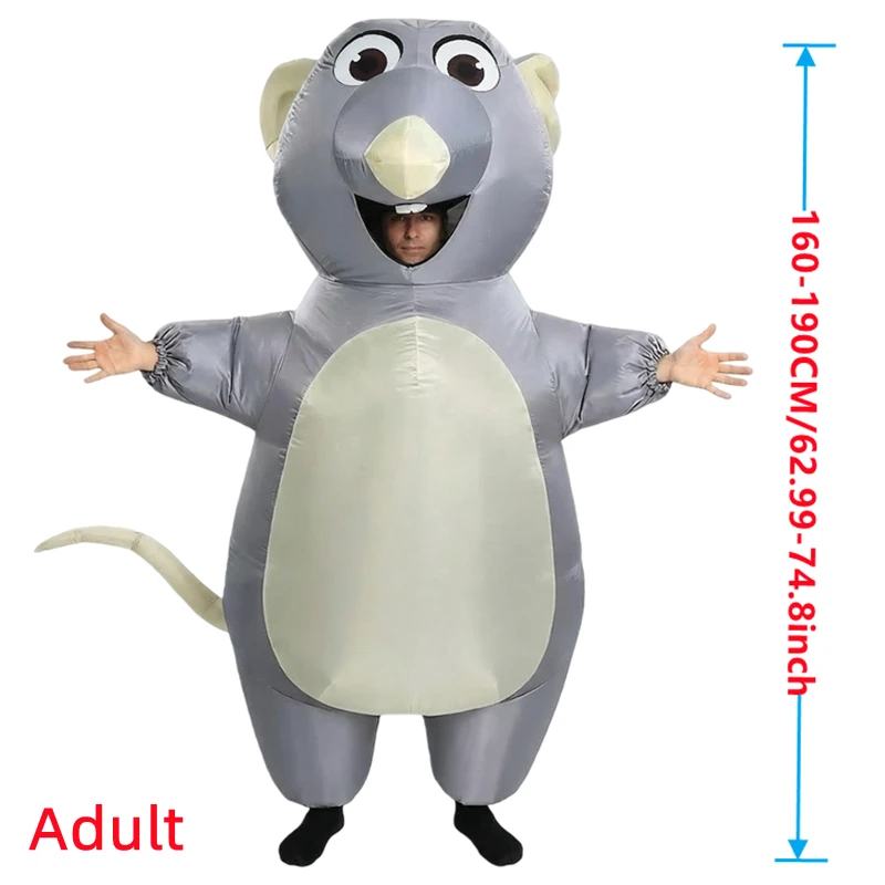 Adult Kids Inflatable Gray Mou - огляд і ціна Halloween Costume Kids