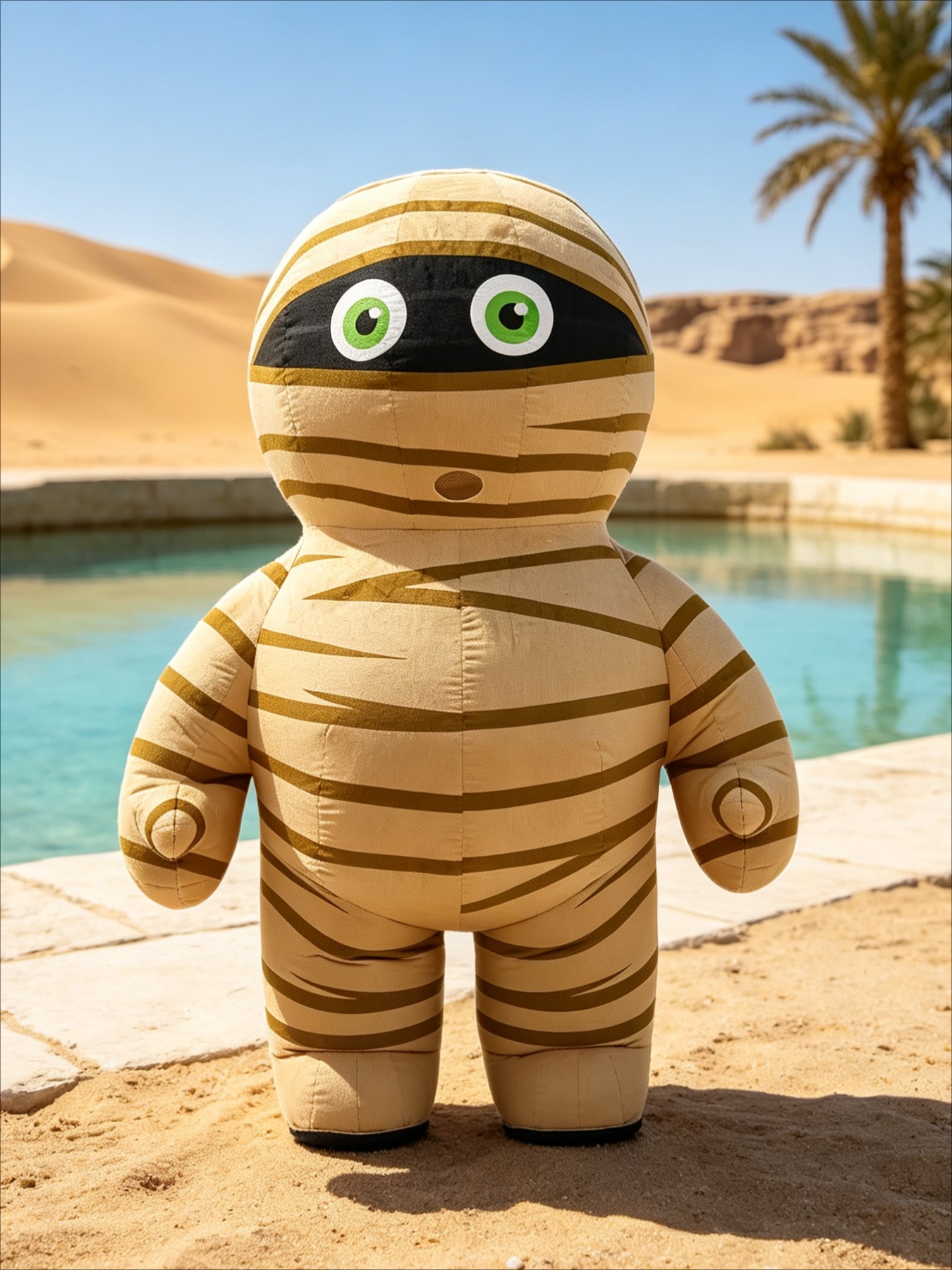 Inflatable Mummy Costume Masco - огляд і ціна Halloween Costume Adult