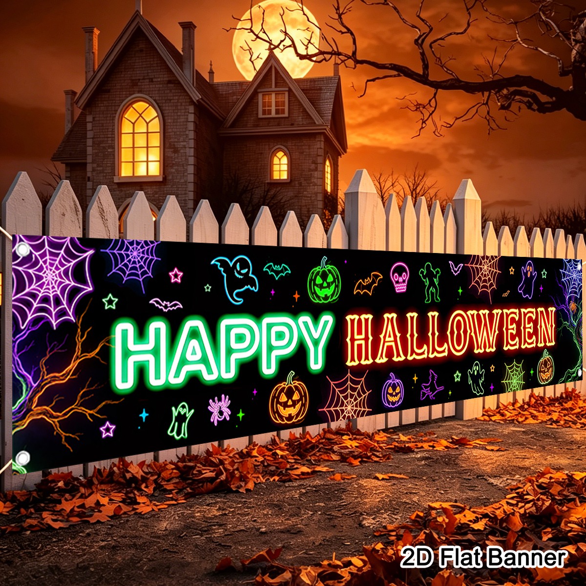 1pc Happy Halloween Banner Jac - огляд і ціна Pumpkin Lantern Halloween