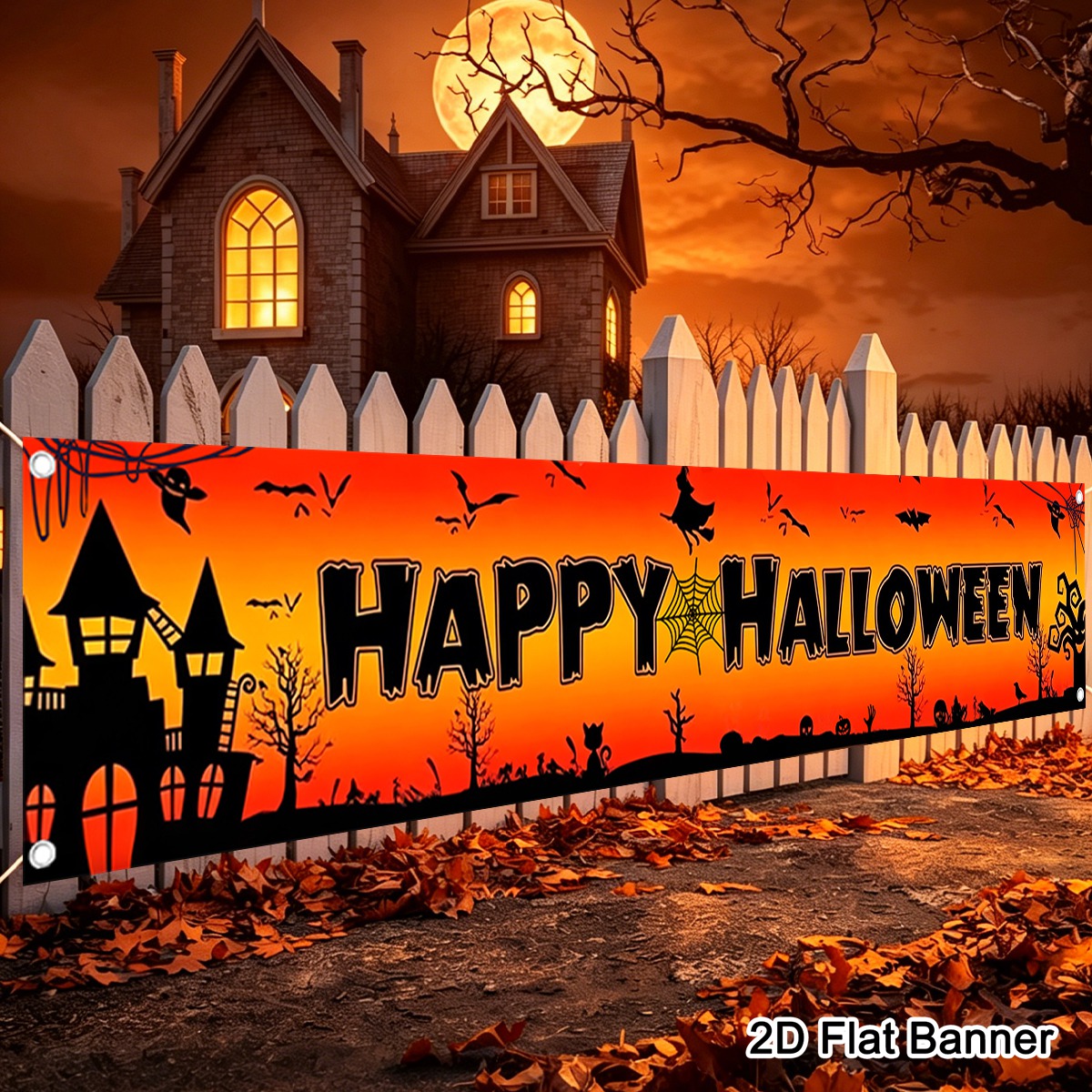 1pc Happy Halloween Banner Jac - огляд і ціна Pumpkin Lantern Halloween