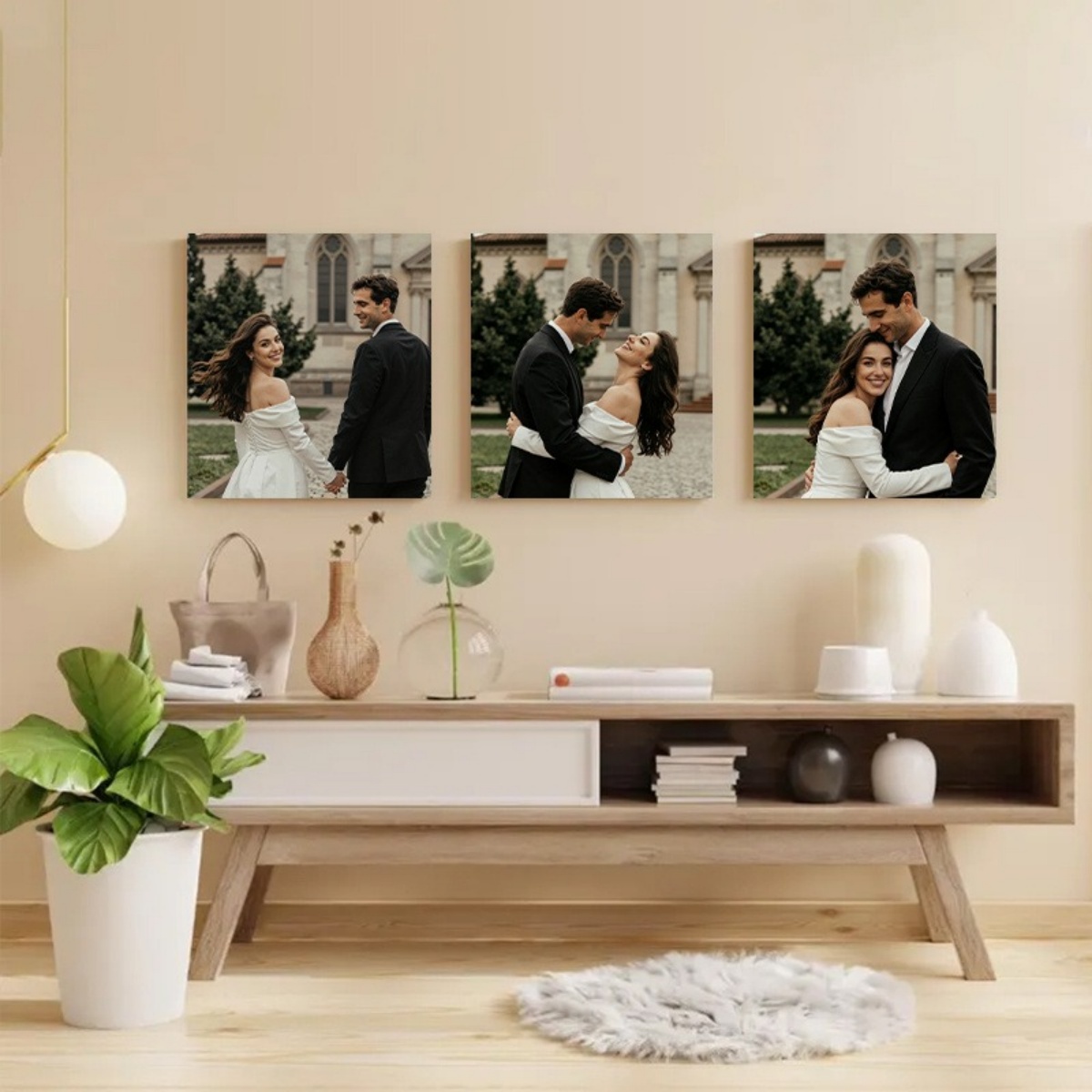 Set of 3 Custom Photo Canvas P - огляд і ціна Halloween Party Supplies