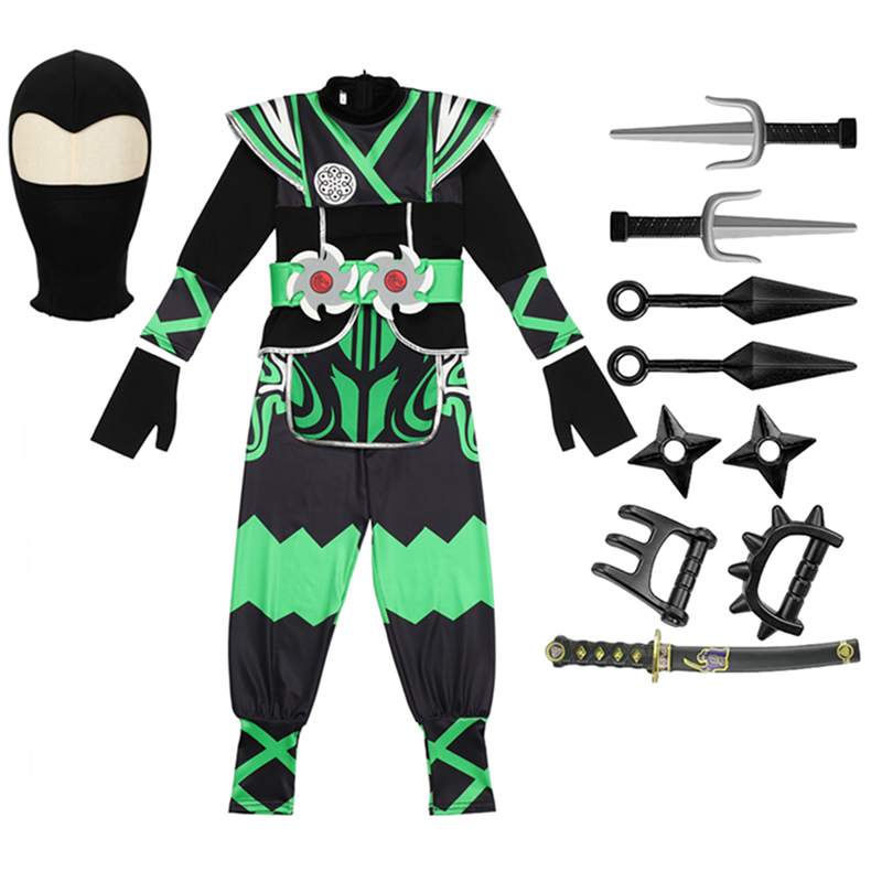 Green Ninja Costume for Kids w - огляд і ціна Halloween Costume Kids