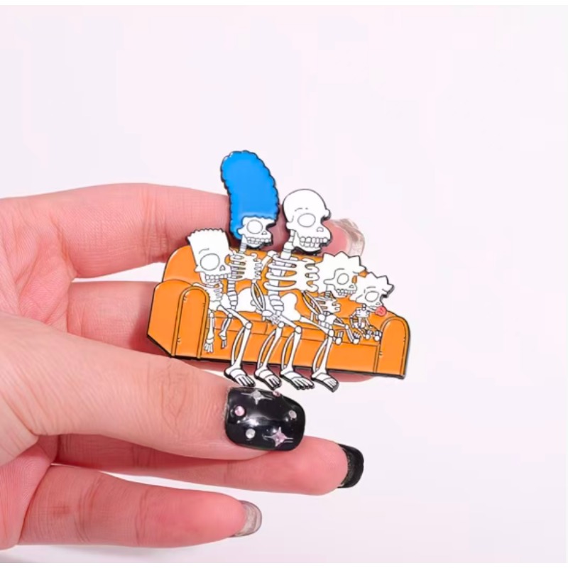 New Cartoon Anime Figure Brooc - огляд і ціна Halloween Skeleton Decoration