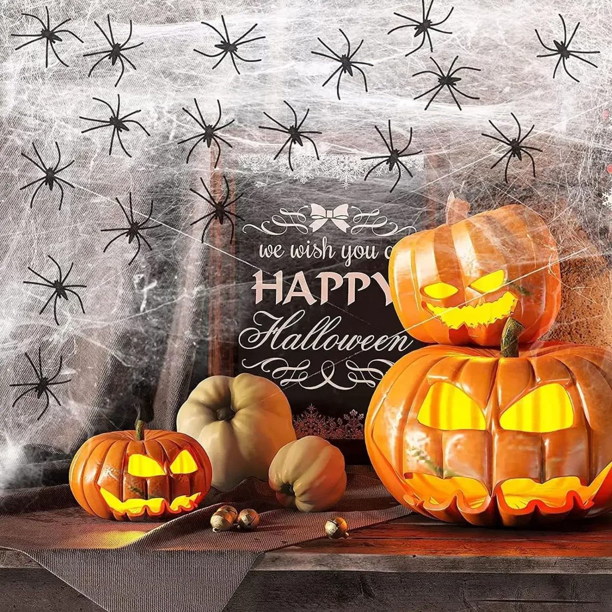 1-20PCS Halloween Decoration S - огляд і ціна Spider Web Halloween Decoration