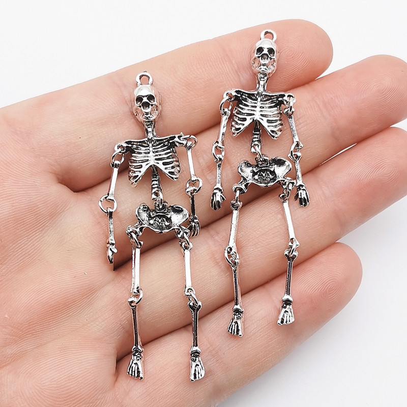 2/5/10PCS Retro Skull Skeleton - огляд і ціна Halloween Skeleton Decoration