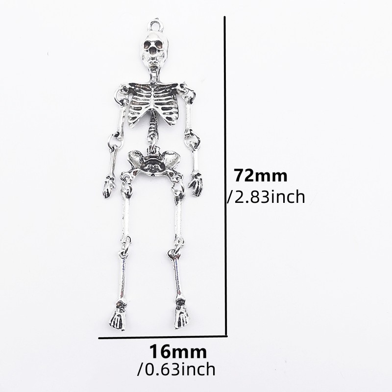 2/5/10PCS Retro Skull Skeleton - огляд і ціна Halloween Skeleton Decoration