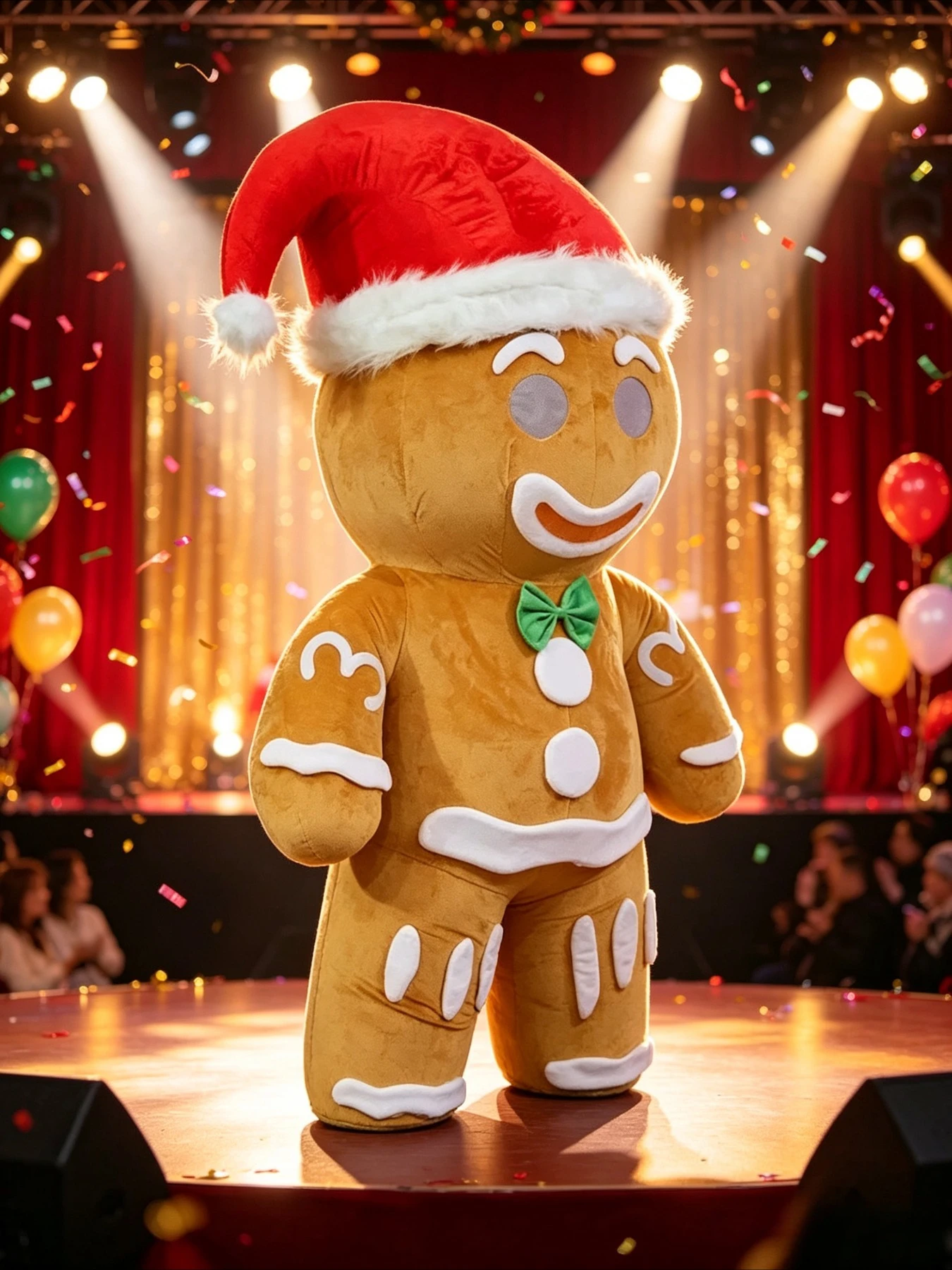 Inflatable Gingerbread Man Cos - огляд і ціна Halloween Costume Adult