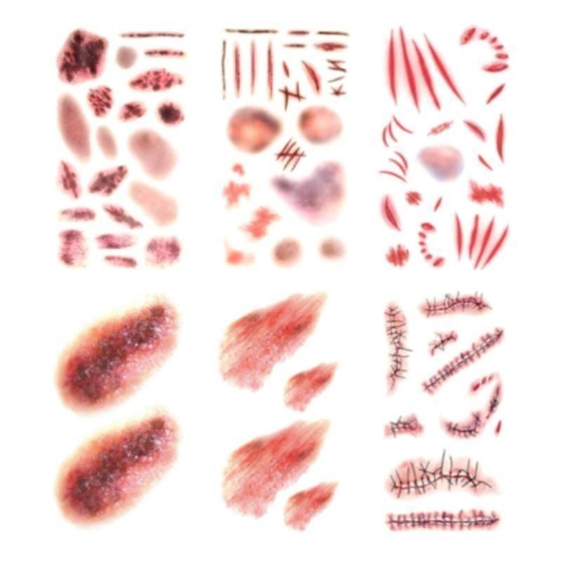 30pcs Halloween Tattoo Sticker - огляд і ціна Spider Web Halloween Decoration