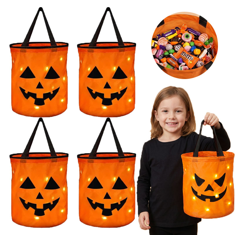 1-10PC LED Halloween Pumpkin B - огляд і ціна Halloween Pumpkin Decor Led
