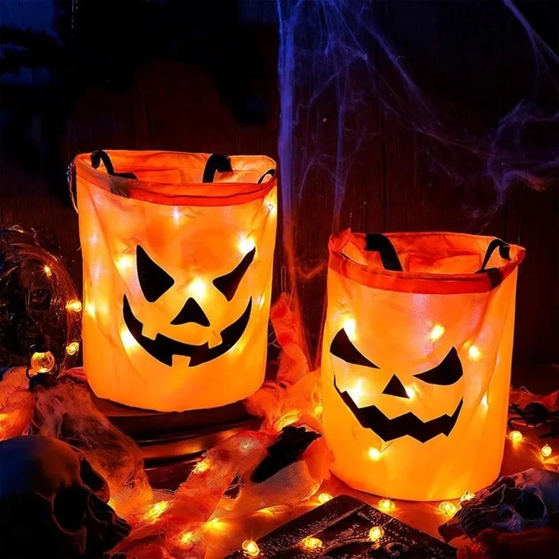 1-10PC LED Halloween Pumpkin B - огляд і ціна Halloween Pumpkin Decor Led