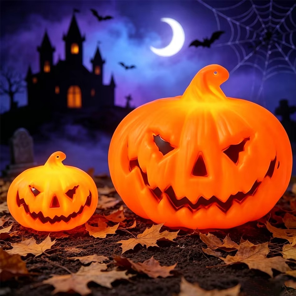 LED Pumpkin Lamp Warm Light Ja - огляд і ціна Pumpkin Lantern Halloween