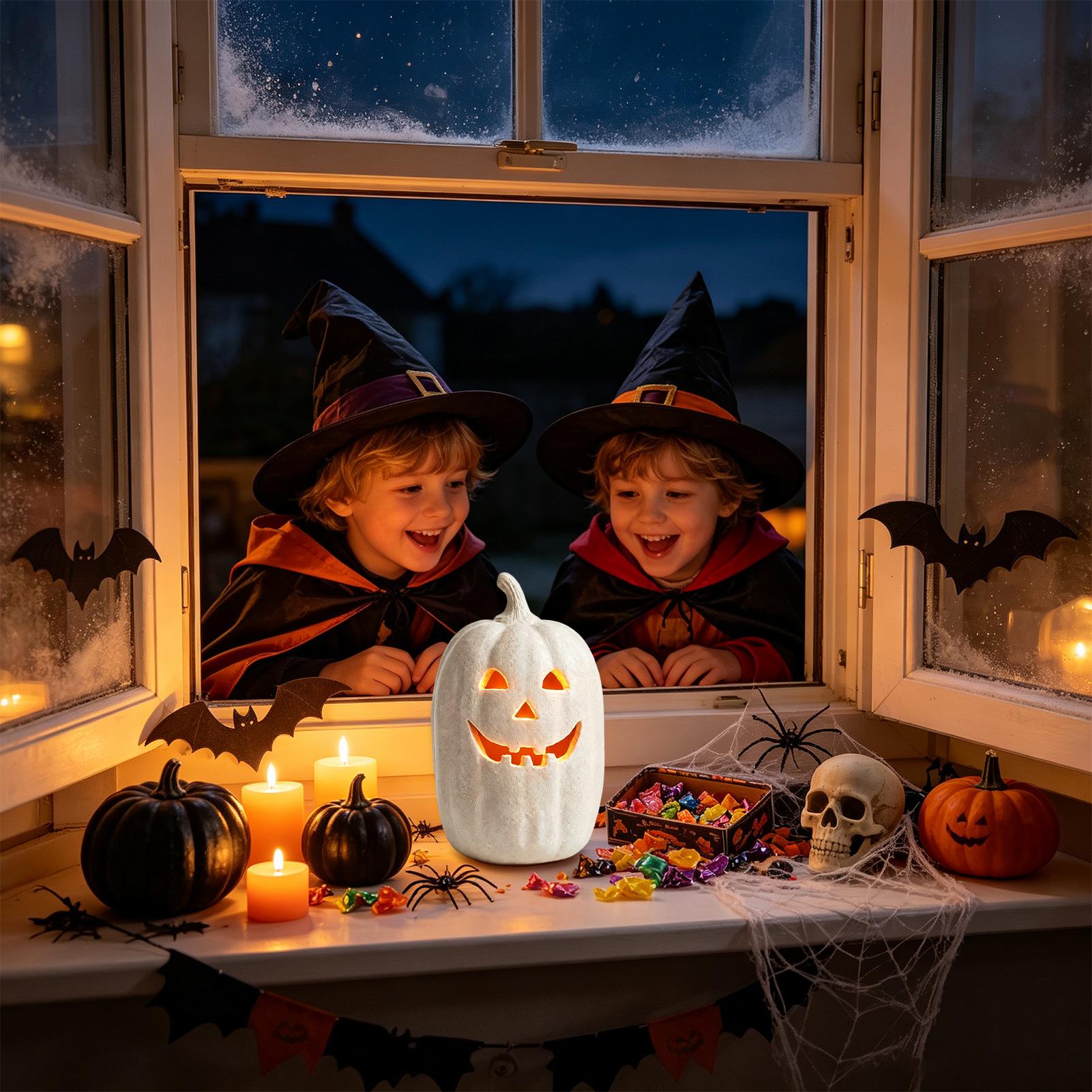 Halloween Pumpkin Decor Resin  - огляд і ціна Pumpkin Lantern Halloween