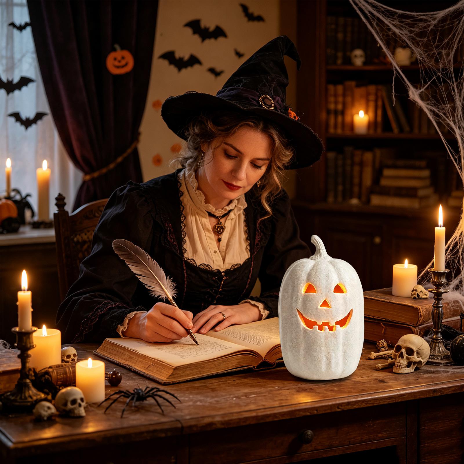 Halloween Pumpkin Decor Resin  - огляд і ціна Pumpkin Lantern Halloween